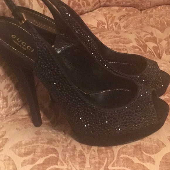 Gucci black platform sandals - Picture 4 of 8